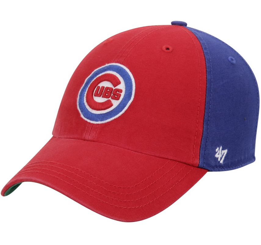 Chicago Cubs '47 Brand Red Flagstaff Clean Up Adjustable Dad Hat