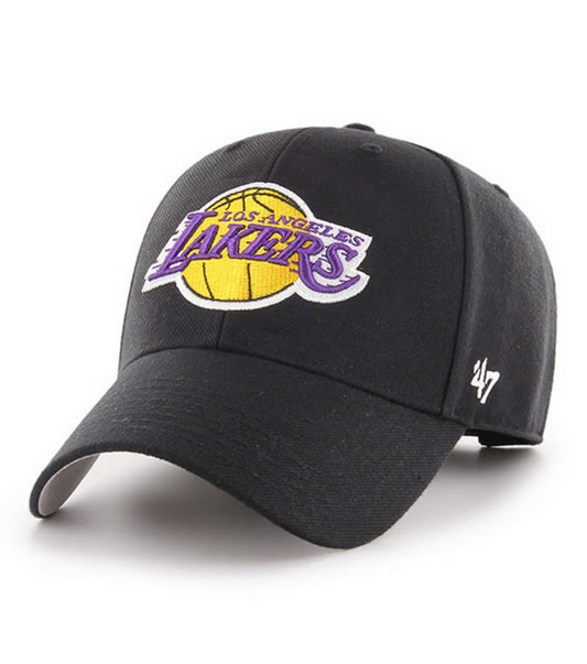 Los Angeles Lakers '47 Brand Black Adjustable 47 MVP Hat