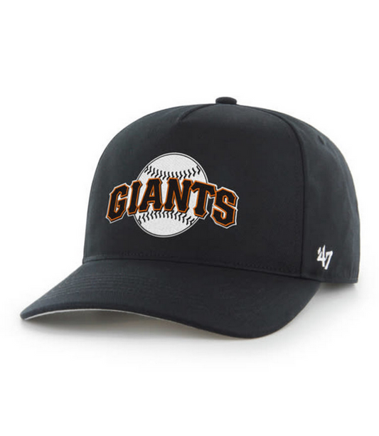 San Francisco Giants '47 Brand Black Hitch Adjustable Hat