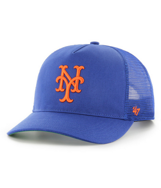 New York Mets '47 Brand Blue Copperstown Hitch Trucker Hat