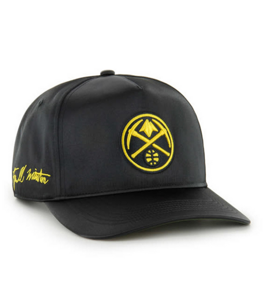 Denver Nuggets '47 Brand Black Winston Hitch Adjustable Hat