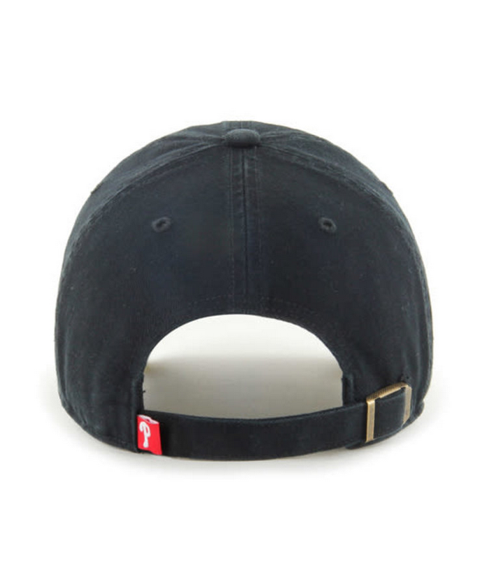 Philadelphia Phillies '47 Brand Black Clean Up Adjustable Dad Hat