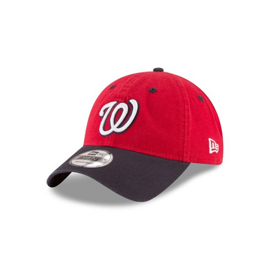 Washington Nationals New Era Red Core Classic 9Twenty Adjustable Dad Hat