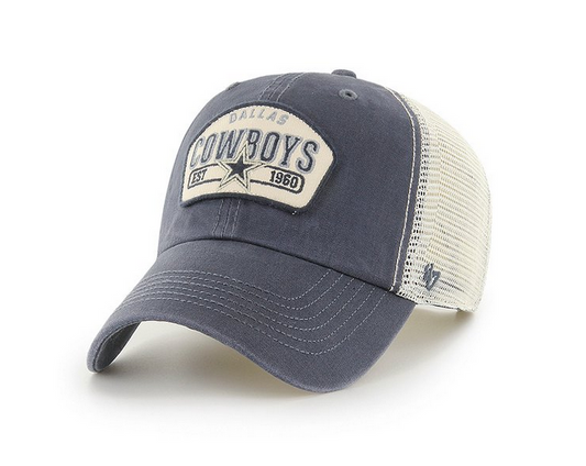 Dallas Cowboys '47 Brand Blue Penwald Clean Up Adjustable Trucker Dad Hat