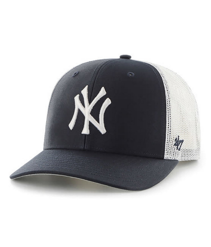 Youth New York Yankees '47 Brand Navy Blue Trucker Adjustable Hat