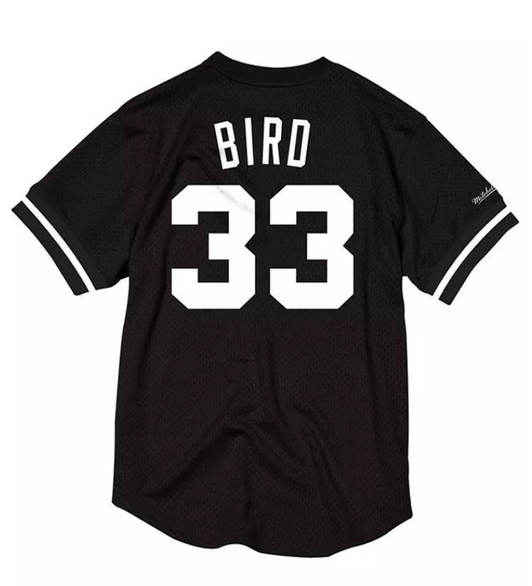 Boston Celtics Larry Bird Mitchell & Ness Black Men's Jersey- Large