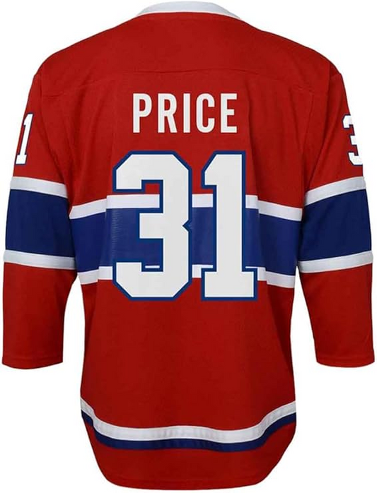 Youth Montreal Canadiens Carey Price Outerstuff Red Replica Home Jersey