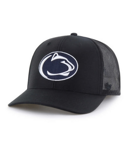 Penn State Nittany Lions '47 Brand Black Trucker Adjustable Hat