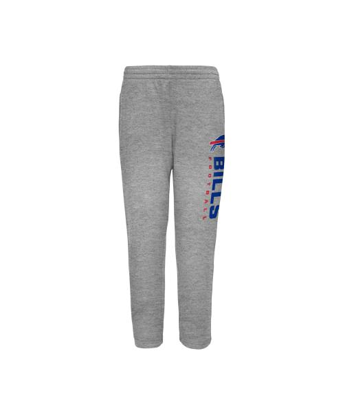 Youth Buffalo Bills Outerstuff Grey Run Hard Fleece Pants