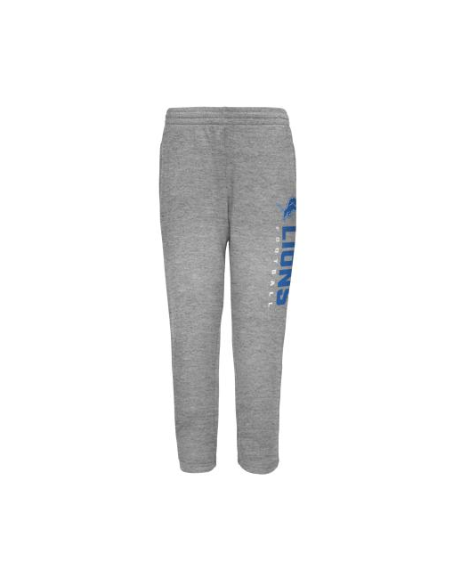Youth Detroit Lions Outerstuff Grey Run Hard Fleece Pants