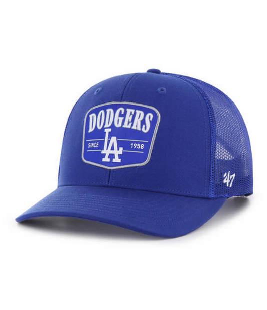 Los Angeles Dodgers '47 Brand Blue Squad Trucker Adjustable Hat