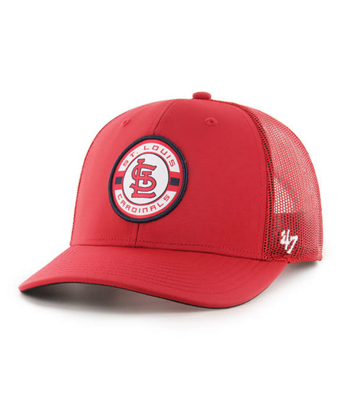 St. Louis Cardinals '47 Brand Red Berm Trucker Adjustable Hat