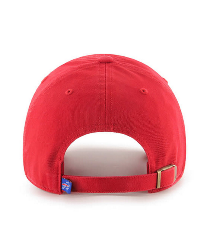 Buffalo Bills '47 Brand Red Clean Up Adjustable Dad Hat