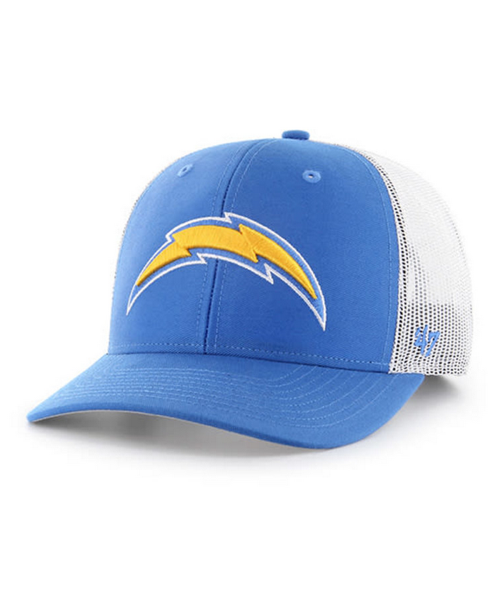 Los Angeles Chargers '47 Brand Blue Raz Trucker Adjustable Backstrap Hat