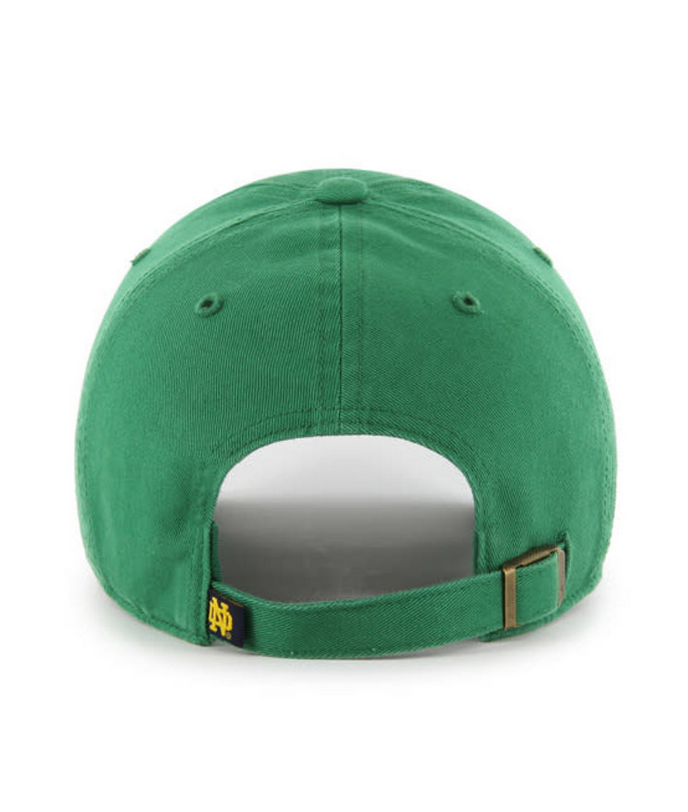Youth Notre Dame Fighting Irish '47 Brand Kelly Green Clean Up Adjustable Hat