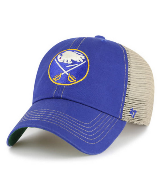 Buffalo Sabres '47 Brand Blue Trawler Clean Up Adjustable Trucker Dad Hat