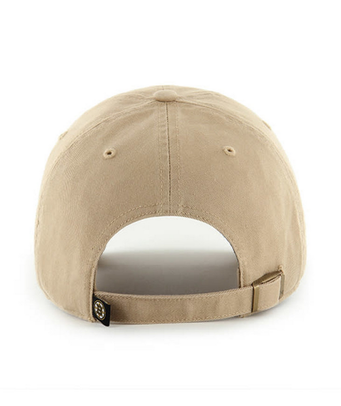 Boston Bruins '47 Brand Khaki Clean Up Adjustable Dad Hat