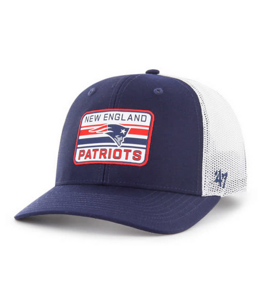 New England Patriots '47 Brand Navy Drifter Trucker Adjustable Backstrap Hat
