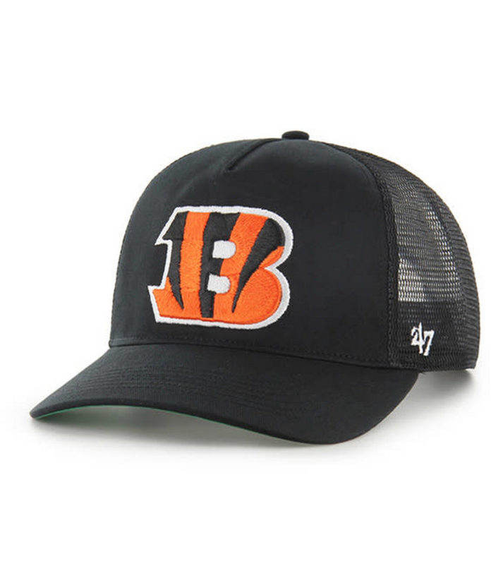 Cincinnati Bengals '47 Brand Black Hitch Trucker RF Snapback Hat