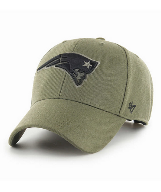 New England Patriots '47 Brand Sandalwood Camo Adjustable MVP Hat