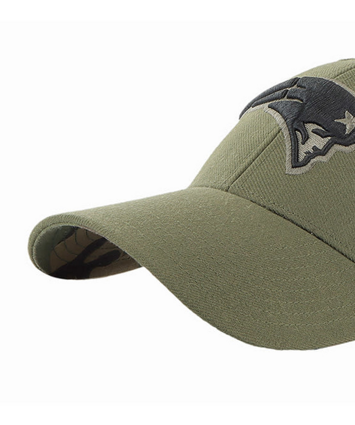 New England Patriots '47 Brand Sandalwood Camo Adjustable MVP Hat