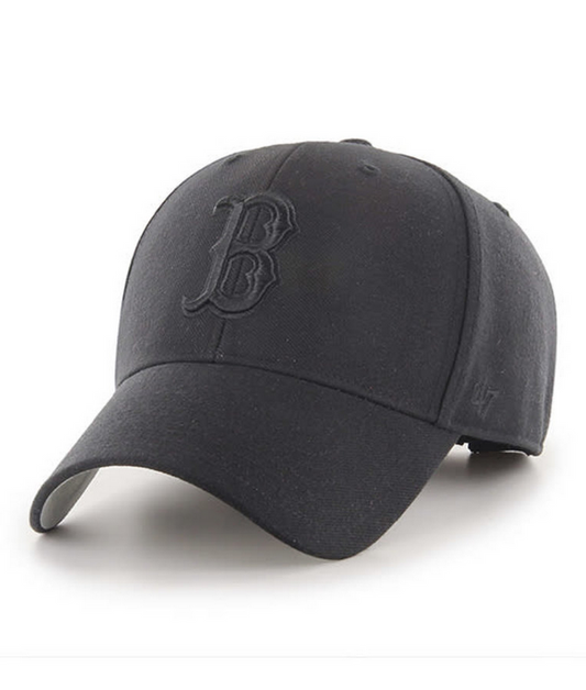 Boston Red Sox '47 Brand Black MVP Adjustable Hat