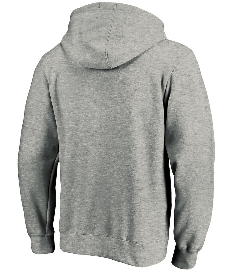 New England Patriots Fanatics Gray Primary Logo Pullover Hoodie