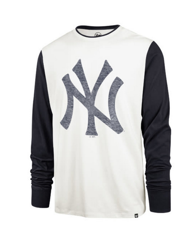 New York Yankees '47 Brand Sandstone Rumsford Men's Long Sleeve T-Shirt