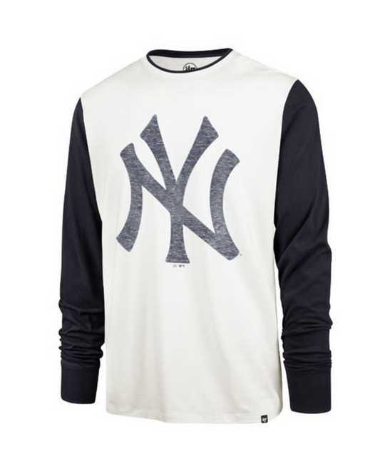 New York Yankees '47 Brand Sandstone Rumsford Men's Long Sleeve T-Shirt