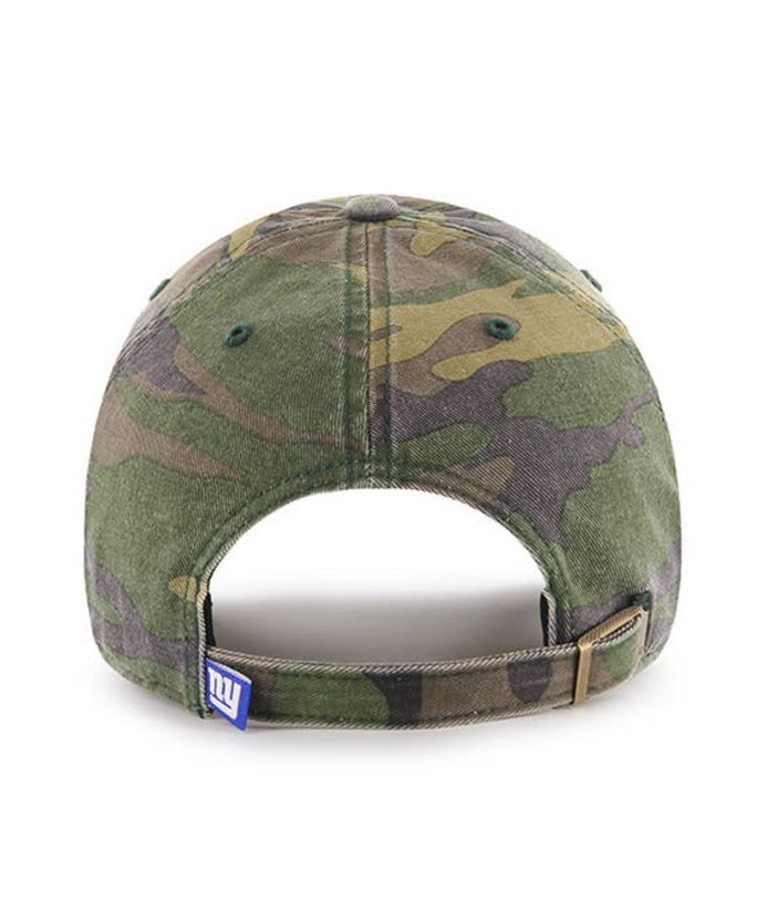 New York Giants '47 Brand Camo Clean Up Adjustable Dad Hat