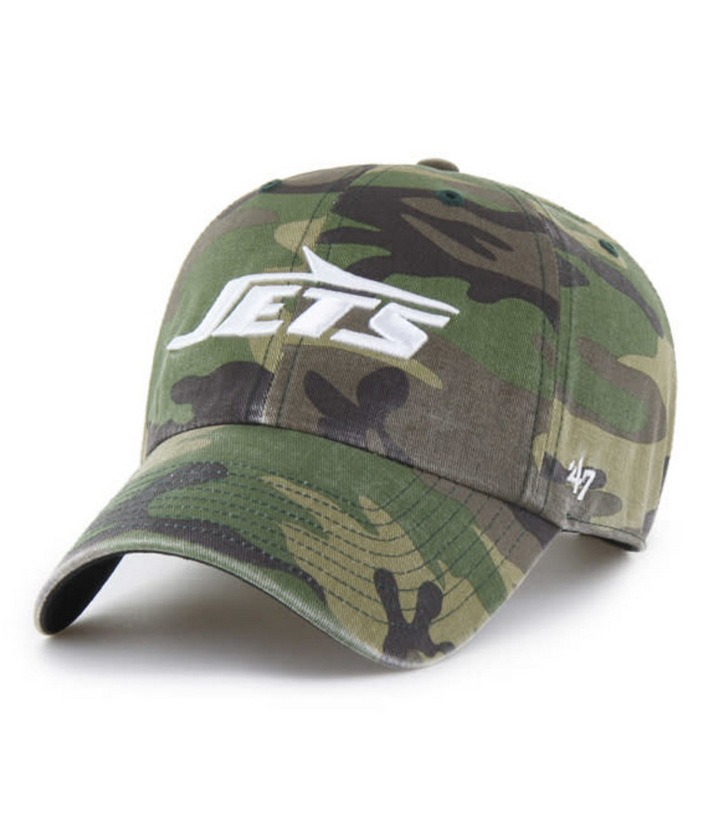 New York Jets '47 Brand Camo Clean Up Adjustable Dad Hat