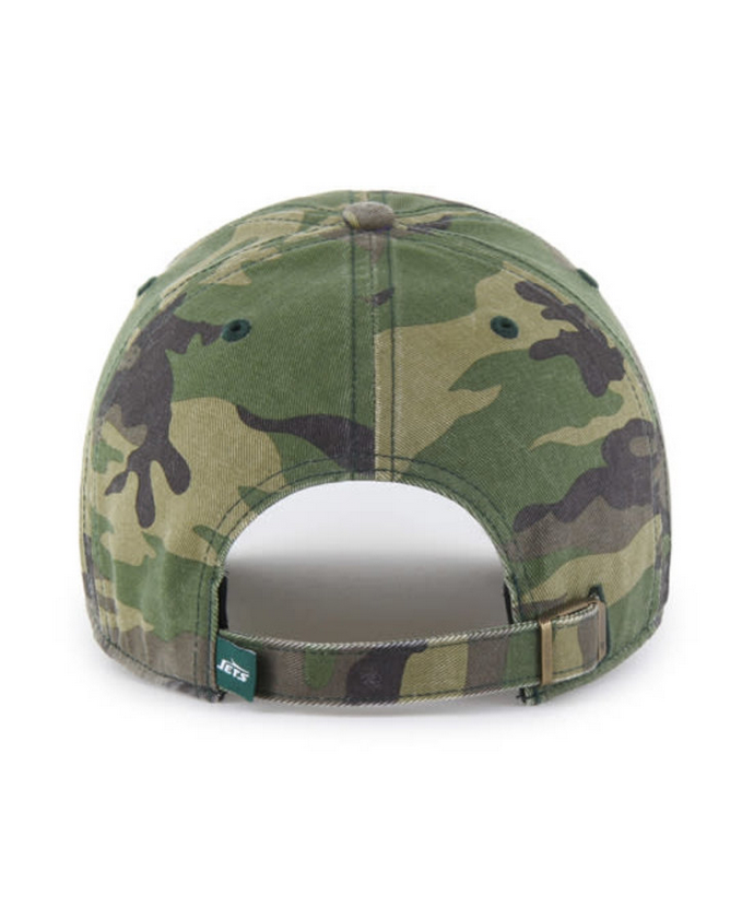 New York Jets '47 Brand Camo Clean Up Adjustable Dad Hat