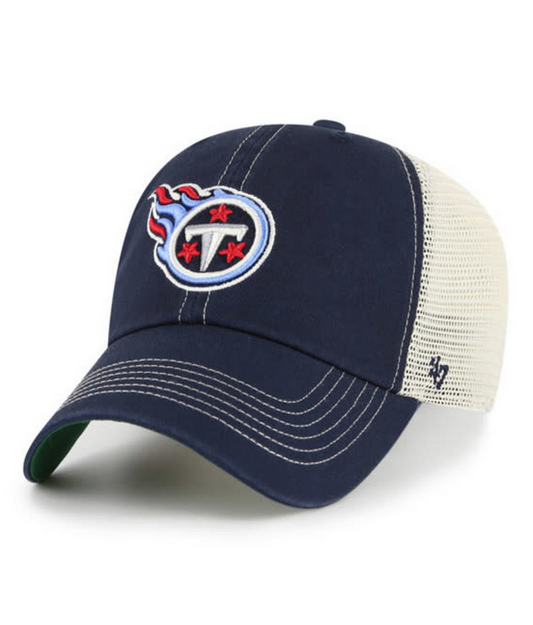Tennessee Titans '47 Brand Navy Trawler Clean Up Adjustable Trucker Dad Hat