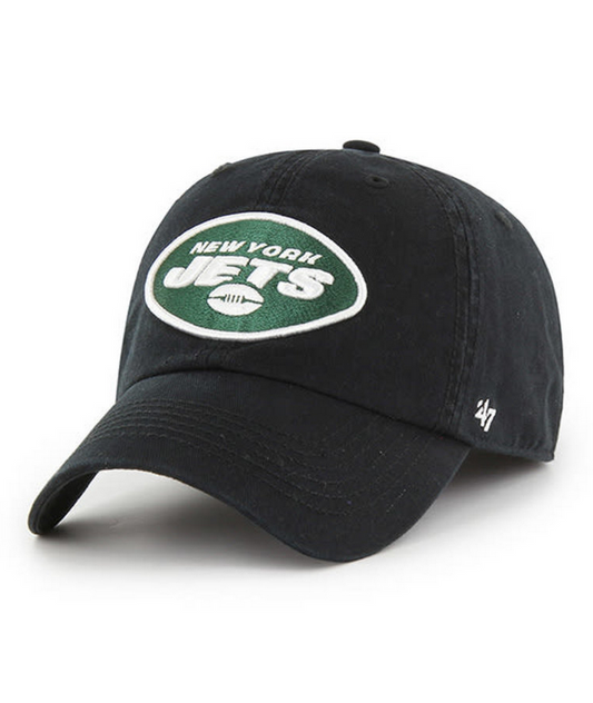 New York Jets '47 Brand Black Fitted Franchise Hat