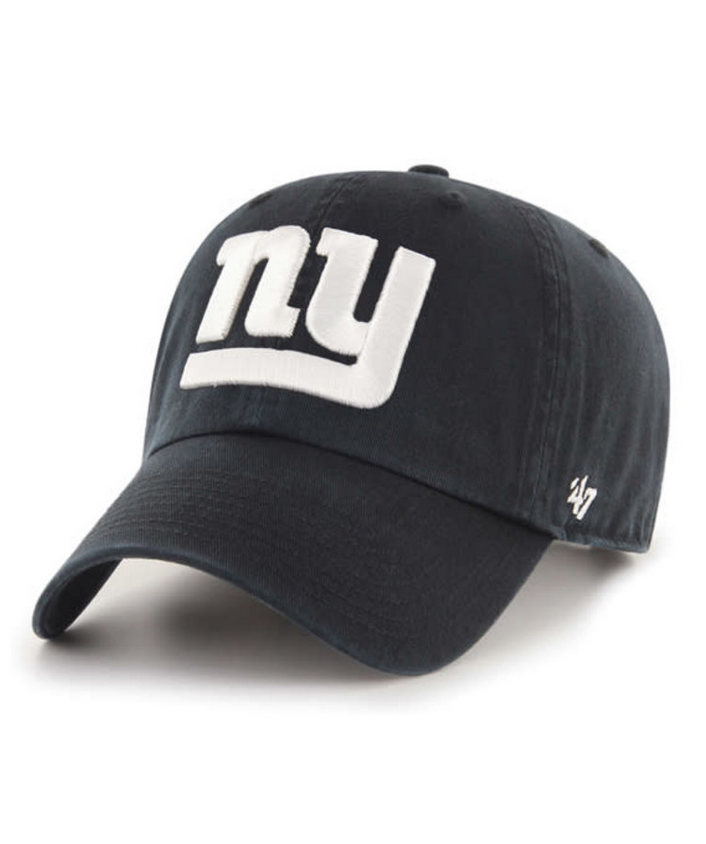 New York Giants '47 Brand Black Clean Up Adjustable Dad Hat