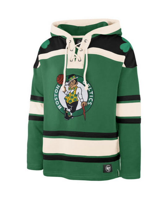Boston Celtics '47 Brand Green Superior Lacer Pullover Hoodie