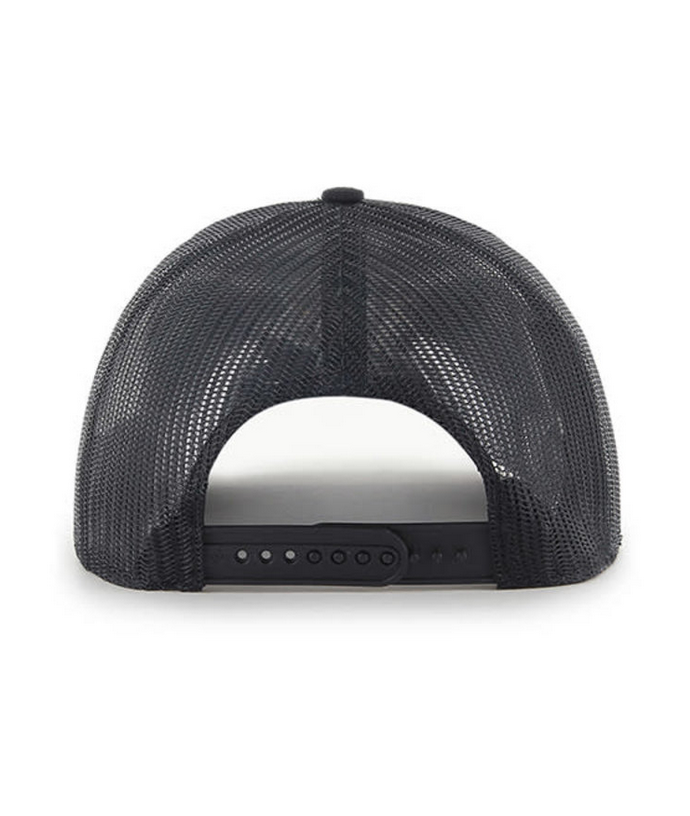 Philadelphia 76ers '47 Brand Black Trucker Snapback Adjustable Hat