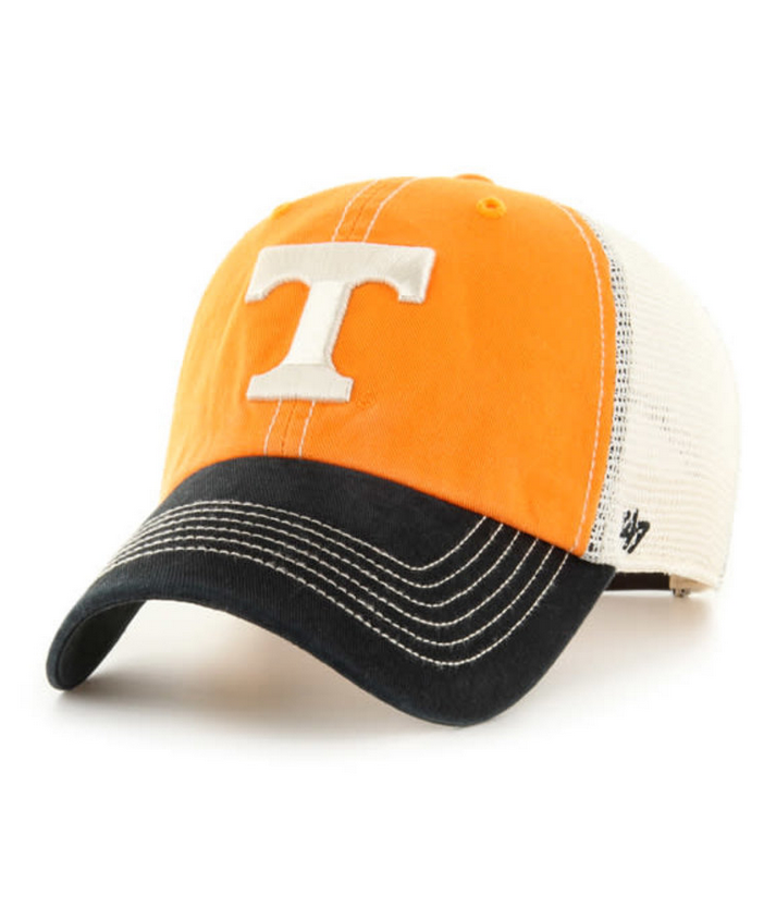 Tennessee Volunteers '47 Brand Orange Trawler Clean Up Adjustable Trucker Dad Hat