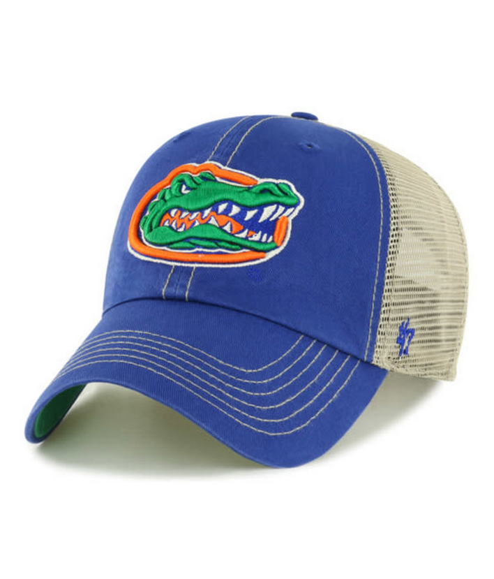 Florida Gators '47 Brand Blue Trawler Clean Up Adjustable Trucker Dad Hat
