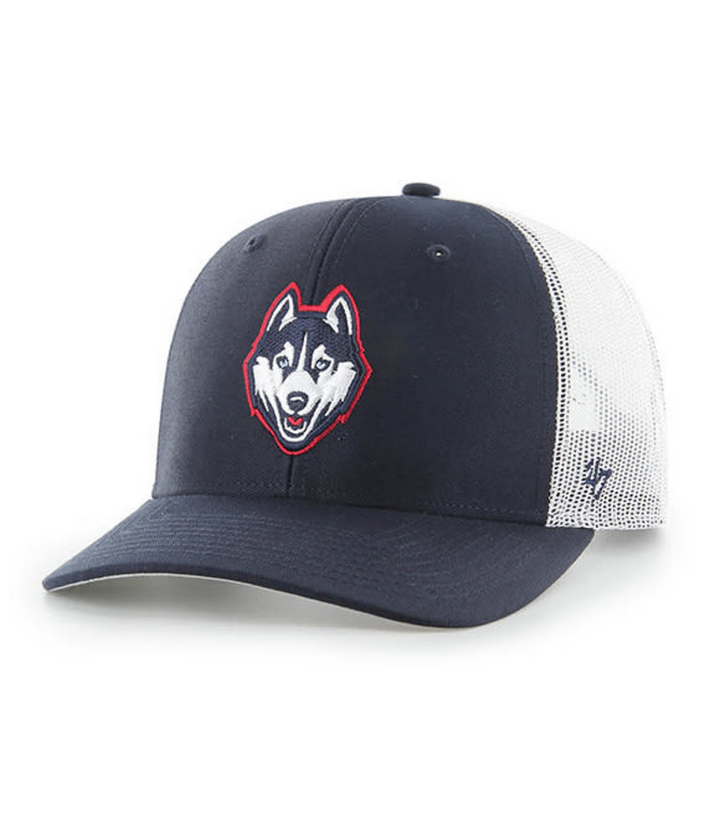 UConn-Connecticut Huskies '47 Brand Navy Trucker Snapback Adjustable Hat