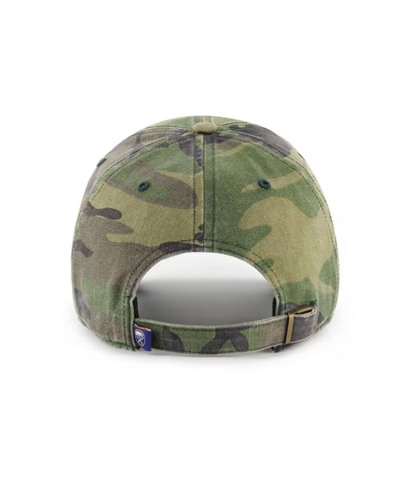 Buffalo Sabres '47 Brand Camo Clean Up Adjustable Dad Hat