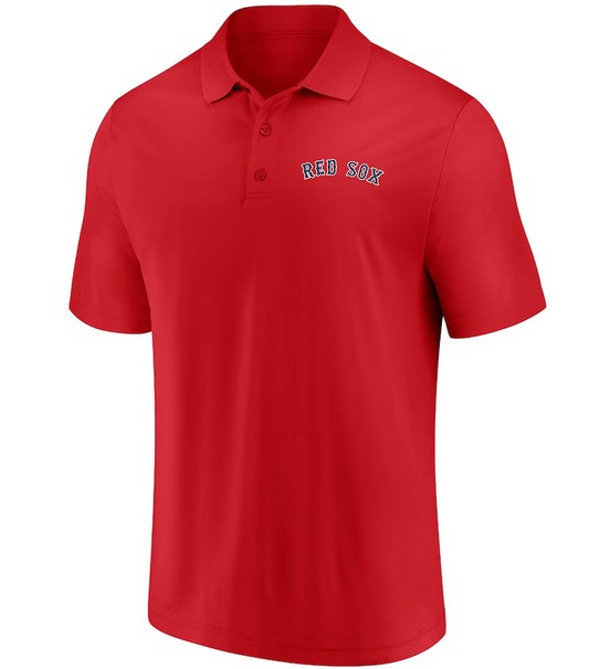 Boston Red Sox Fanatics Red Special Yard Men's Polo Golf Shirt