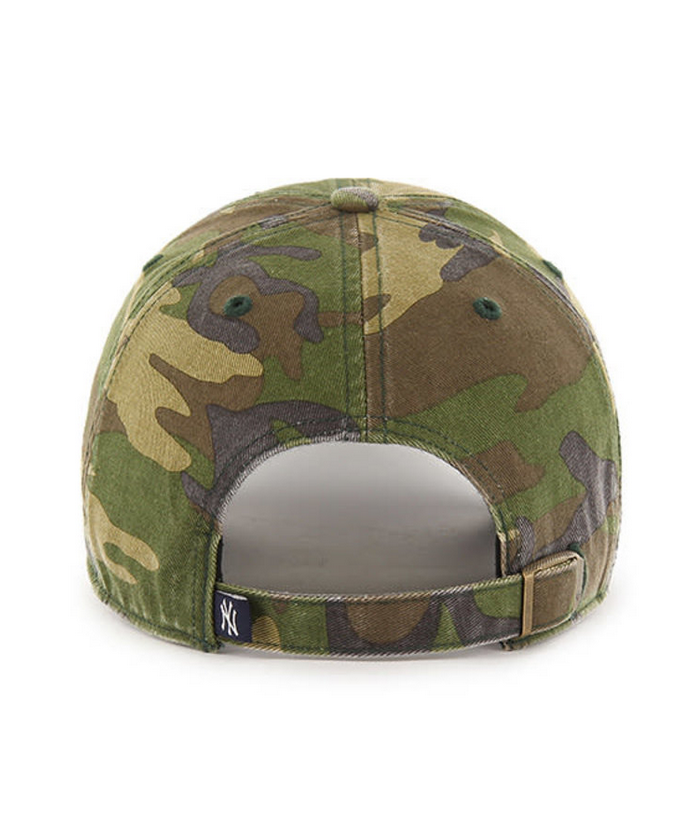 New York Yankees '47 Brand Camo Clean Up Adjustable Dad Hat