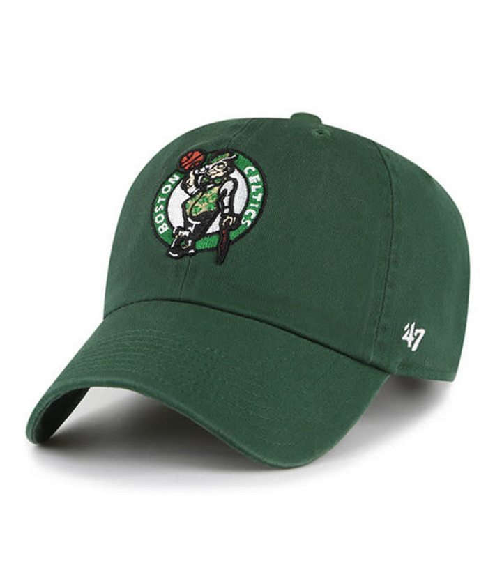 Boston Celtics '47 Brand Dark Green Clean Up Adjustable Dad Hat