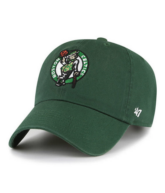 Boston Celtics '47 Brand Dark Green Clean Up Adjustable Dad Hat