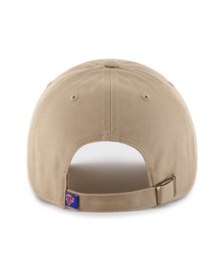 New York Knicks '47 Brand Khaki Clean Up Adjustable Dad Hat