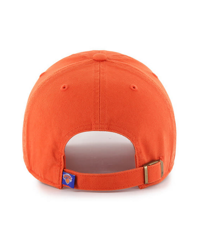 New York Knicks '47 Brand Orange Clean Up Adjustable Dad Hat