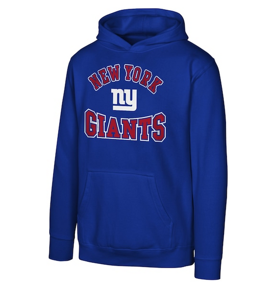 Youth New York Giants Outerstuff Blue Home Town Hooded Sweatshirt