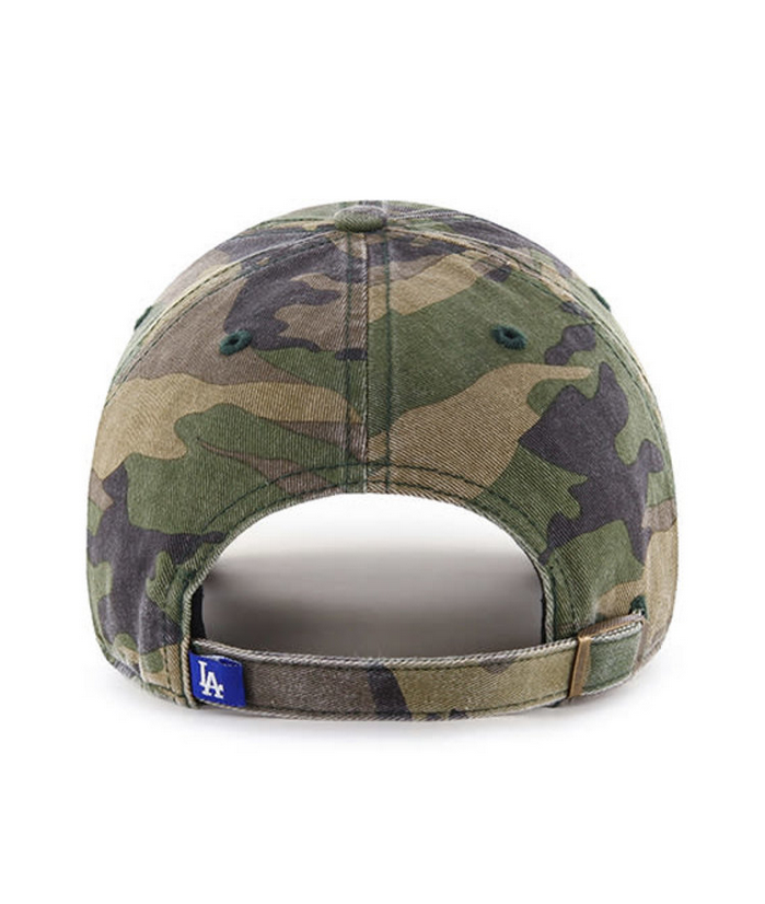 Los Angeles Dodgers '47 Brand Camo Clean Up Adjustable Dad Hat
