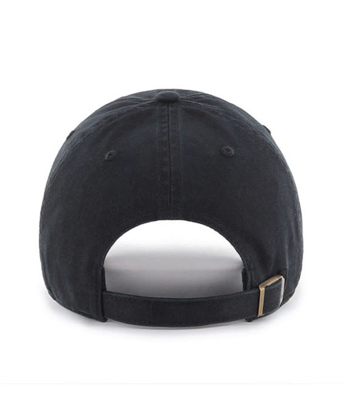 Boston Red Sox '47 Brand Black Clean Up Adjustable Dad Hat